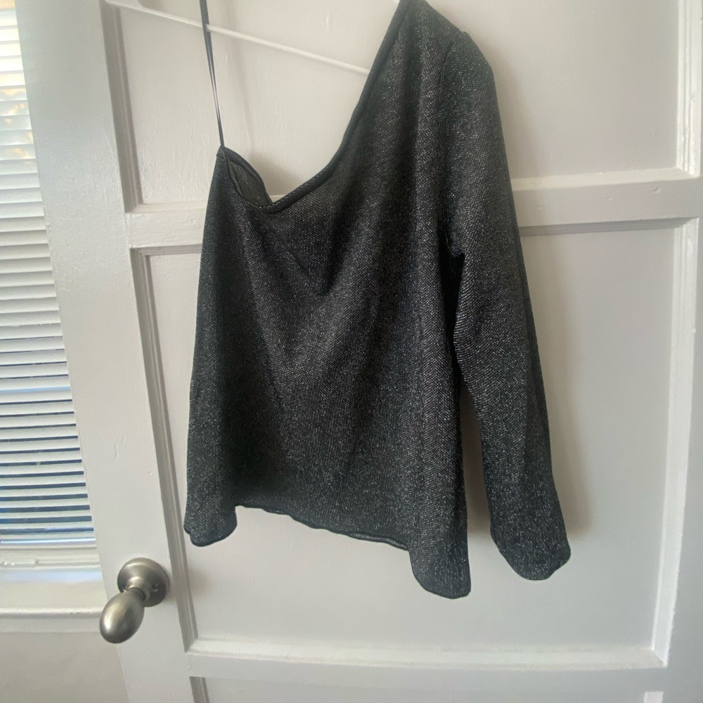 Sparkly one arm shirt